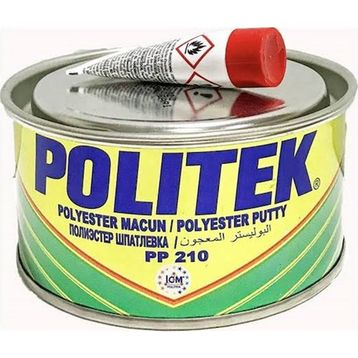 Politek 500 gr Sarı Polyester Çelik Macun