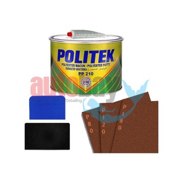 Politek 500 gr Sarı Polyester Çelik Macun