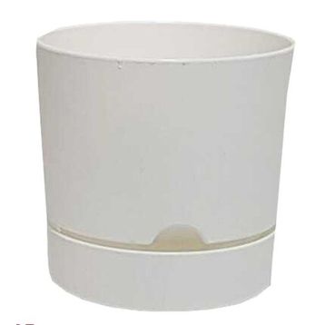 Poliwork Begonya 25 cm Beyaz Saksı