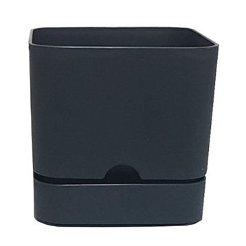 Poliwork Begonya Kare 16 cm Antrasit Saksı