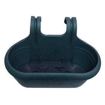 Poliwork Nergiz Yeşil 6.5 lt Kolay Askı Balkon Saksısı