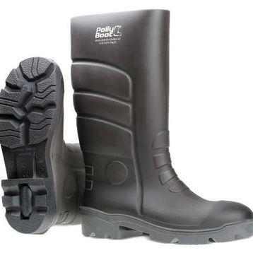 Polly Boot Galaxy Çelik Burunsuz PU Çizme