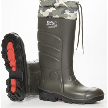 Polly Boot Galaxy Vega 04 Haki Boğazlı İş Çizmesi