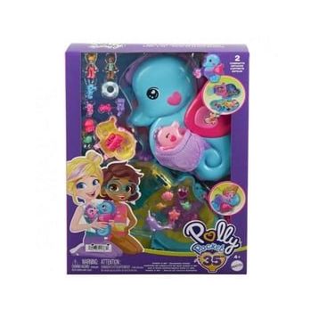 Polly Pocket HWP03 Babam ve Ben Denizatı Çanta Olabilen Micro Oyun Seti