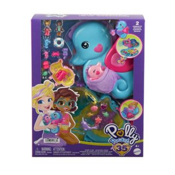 Polly Pocket HWP03 Babam ve Ben Denizatı Çanta Olabilen Micro Oyun Seti
