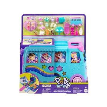 Polly Pocket JCC22 Dönüşebilen Evcil Hayvan Karavanı