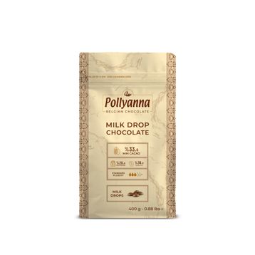 Pollyanna 400 gr Sütlü Damla Belçika Çikolatası