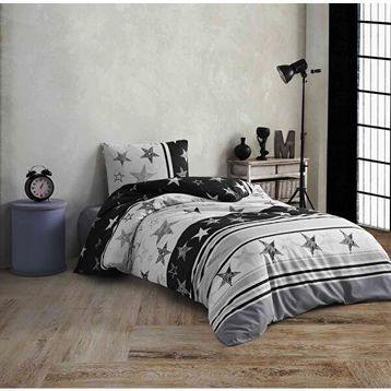Polo Life BJK Siyah Beyaz Lüks 160 x 220 cm Tek Kişilik Nevresim Takımı
