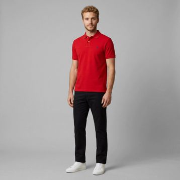 Polo Ralph Lauren 710666998003 Kırmızı Ralph Lauren Polo Yaka Slim Fit Erkek Tişört