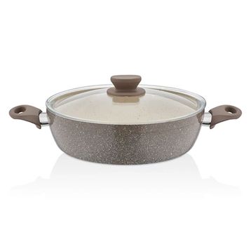 Polo Shef Panamera Granit Ezme 30 cm Basık Tencere