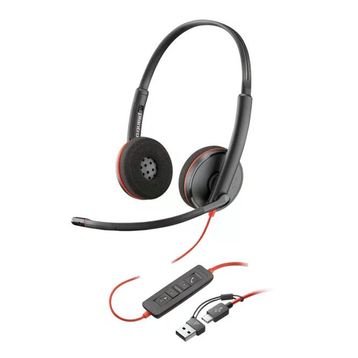 Poly Blackwire 3220 Siyah Headset Saç Bandı Kulaklık