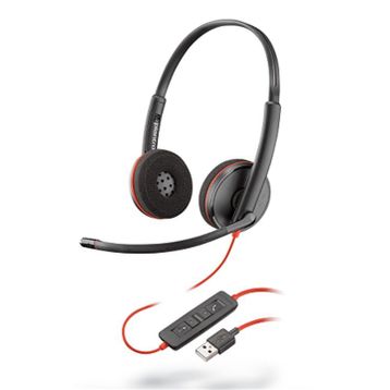 Poly Blackwire 3220 Siyah Headset Saç Bandı Kulaklık