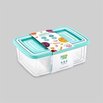 Poly Time E-482 3'lü Dikdörtgen Saklama Kabı