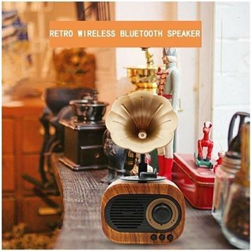 Polygold B5 Nostaljik Mini Gramofon Bluetooth Speaker