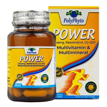 PolyPhyto Power Ginseng Multivitamin Multimineral 30 Kapsül