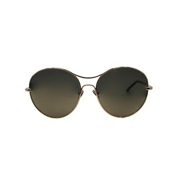 Pomellato 0034S 002 57 Gold Oval Çerçeve Kadın Güneş Gözlüğü