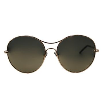 Pomellato 0034S 002 57 Gold Oval Çerçeve Kadın Güneş Gözlüğü