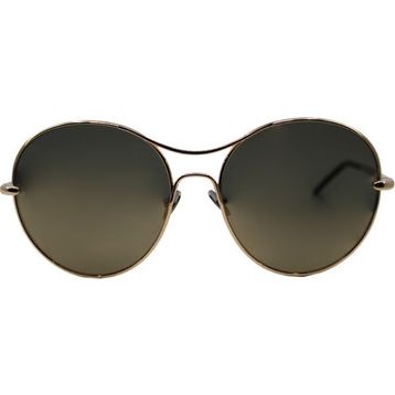 Pomellato 0034S 002 57 Gold Oval Çerçeve Kadın Güneş Gözlüğü