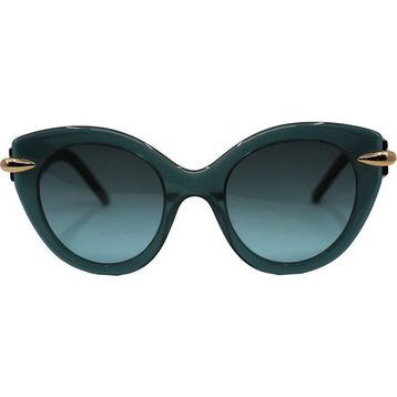 Pomellato PM0004S 002 50 Kadın Yeşil Çekik Çerçeve Güneş Gözlüğü