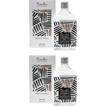 Pomellos Keep In Touch 2x250 ml Cam Şişe Kolonya