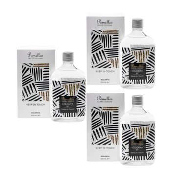 Pomellos Keep In Touch 3x250 ml Cam Şişe Kolonya