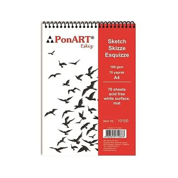 Ponart A4 Eskiz 70 Yaprak Blok
