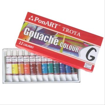 Ponart G1212 12 Renk 12 ml Guaj Boya Seti
