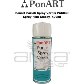 Ponart PAS839 400 ml Sprey Parlak Vernik