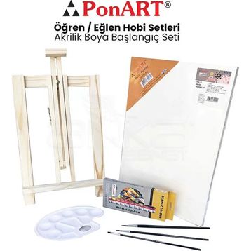 Ponart PHS-12 Akrilik Boya Başlangıç Seti