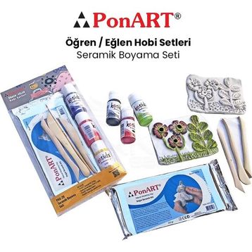 Ponart PHS-20 Seramik Boyama Seti