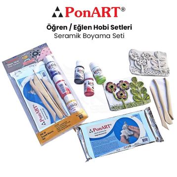 Ponart PHS-20 Seramik Boyama Seti
