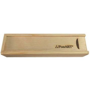Ponart PRS-A91 Küçük Naturel Çam Fırça Kutusu