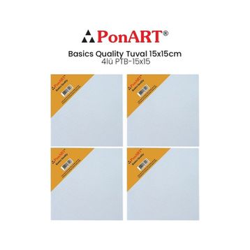 Ponart PTB-15x15 Basics Quality 15x15 cm 4lü Tuval