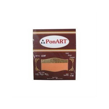 Ponart PVG-1055 14x14 cm Altın Renk 25 Yaprak Varak