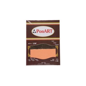 Ponart PVG-1055 14x14 cm Altın Renk 25 Yaprak Varak