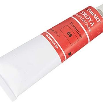 Ponart Troya 08 Tüp Vermilion 170 ml Yağlı Boya