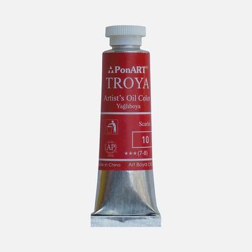 Ponart Troya 10 Scarlet Red 37 ml Yağlı Boya Tüp