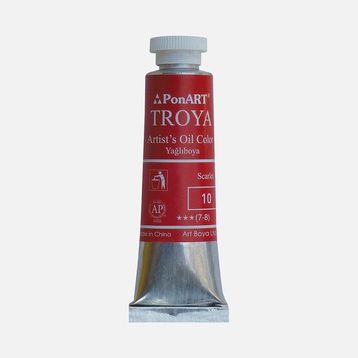 Ponart Troya 10 Scarlet Red 37 ml Yağlı Boya Tüp