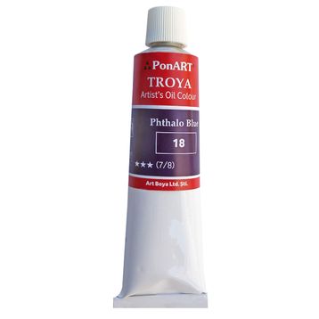 Ponart Troya 18 Phthalo Blue 170 ml Yağlı Boya