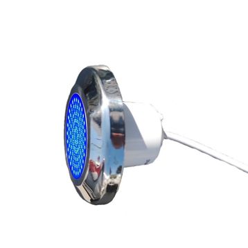 Pool Light Mavi Işık Krom Çerçeveli Boruya Geçme Havuz Lambası
