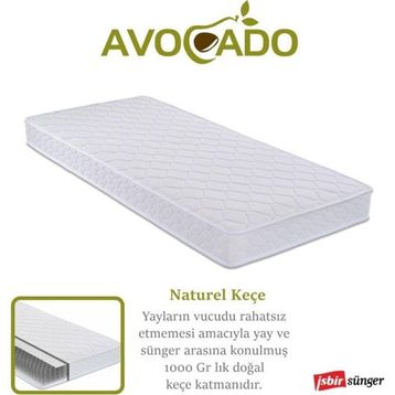 Pooly Avocado Jakarlı 90x190 cm Ortopedik Tek Kişilik Yatak