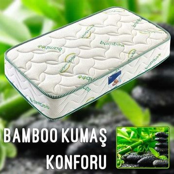 Pooly Bamboo Kumaş Ortopedik Yaylı Lüx Soft 70x120 cm Yatak