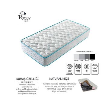 Pooly Blue Energy Ortopedik Yaylı 130x200 cm Yatak
