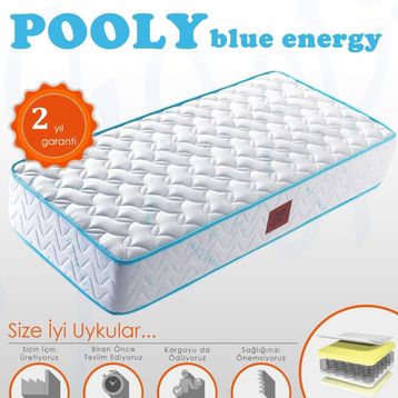 Pooly Blue Ortopedik 70x190 cm Yaylı Yatak