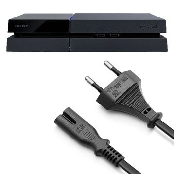 Popkonsol Ps4 Güç Kablosu 1.5 m Playstation 4 Fat Kasa Uyumlu Ps4 Kablo Yedek Parça