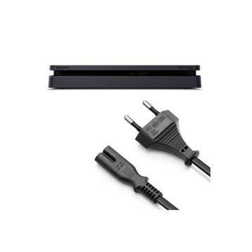 Popkonsol Ps4 Slim Güç Kablosu 1.5 m Playstation 4 Slim Kasa Uyumlu Ps4 Kablo Yedek Parça