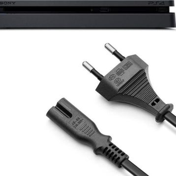 Popkonsol Ps4 Slim Güç Kablosu 1.5 m Playstation 4 Slim Kasa Uyumlu Ps4 Kablo Yedek Parça