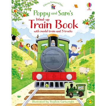 Poppy and Sam's Wind-up Train Book Usborne