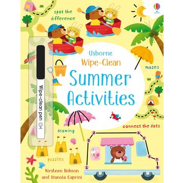 Poppy And Sam's Wipe Clean Summer Activities-Usborne Publishing