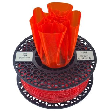 Porima PETG Transparan Neon Turuncu Filament 1,75 mm 1 kg Porima Filament
